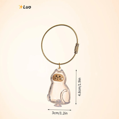 CatCharm™ Hair Storage Commemorative Keychain