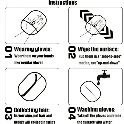 FurEase™ Pet Hair Removal Gloves